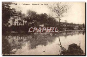 Old Postcard Perigueux L & # 39lsle and Pont Casse