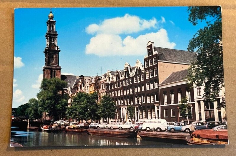 UNUSED  POSTCARD - PRINCES-CANAL WITH WESTERTOWER, AMSTERDAM, HOLLAND