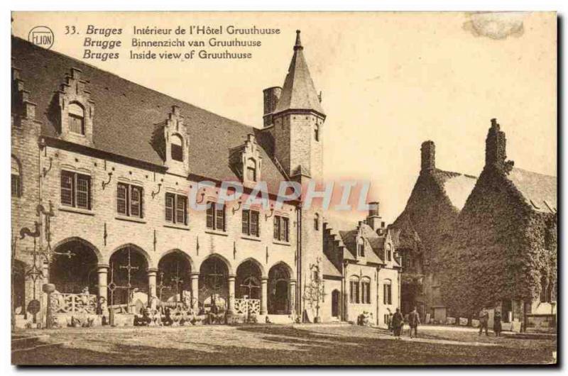 Postcard From Old Bruges Interior I & # 39Hotel Gruuthuuse