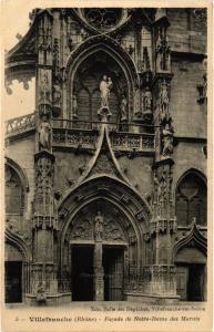 CPA VILLEFRANCHE-sur-SAONE - Facade de N.-D. des Marais (635481)