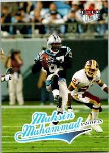 2004 Fleer Football Card Mushin Mohammad Carolina Panthers sk9238