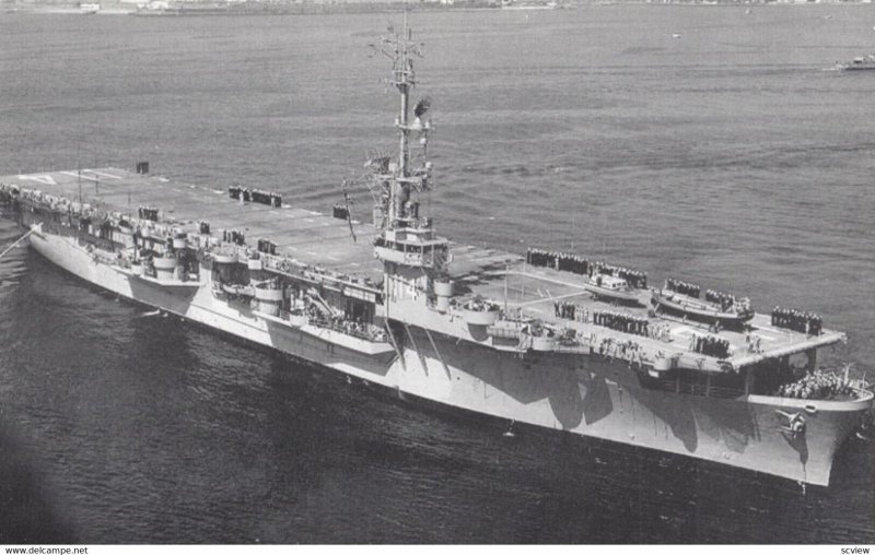 Warship, Aircraft Carrier, U.S.S. RENDOVA CVE-114, 1950-60s