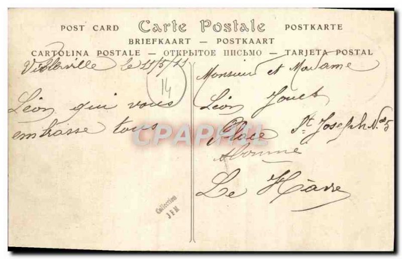 Old Postcard Villerville Casino Villas