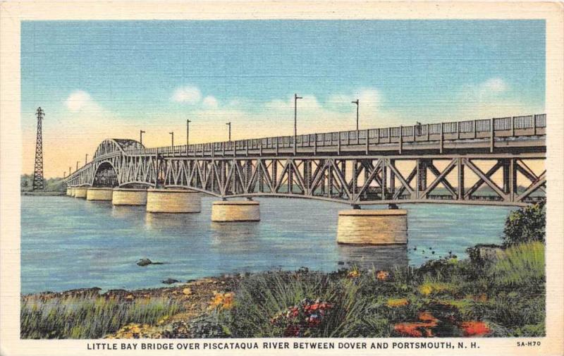 Little Bay Bridge over Piscataqua River between Dover and Portsmouth, N.H.