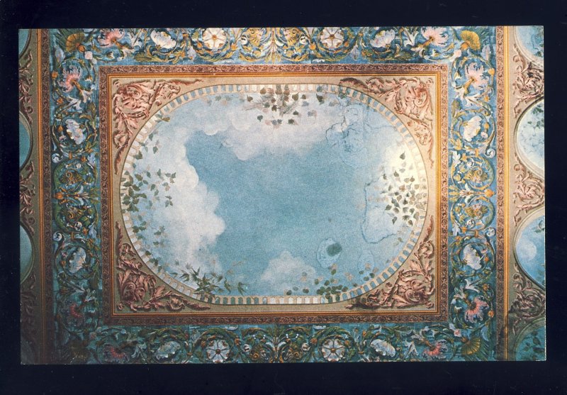 Proctor, Vermont/VT Postcard, Wilson Castle, Precenium Frescoed Ceiling