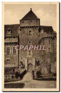 Old Postcard Chateau de Castelnau