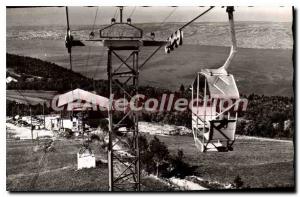 Postcard Old Train Station Thollon Les Memises Departure From Telesiege Lake ...