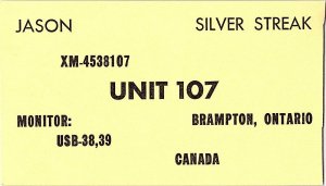 QSL Radio Card From Brampton Ontario Canada XM-4538107