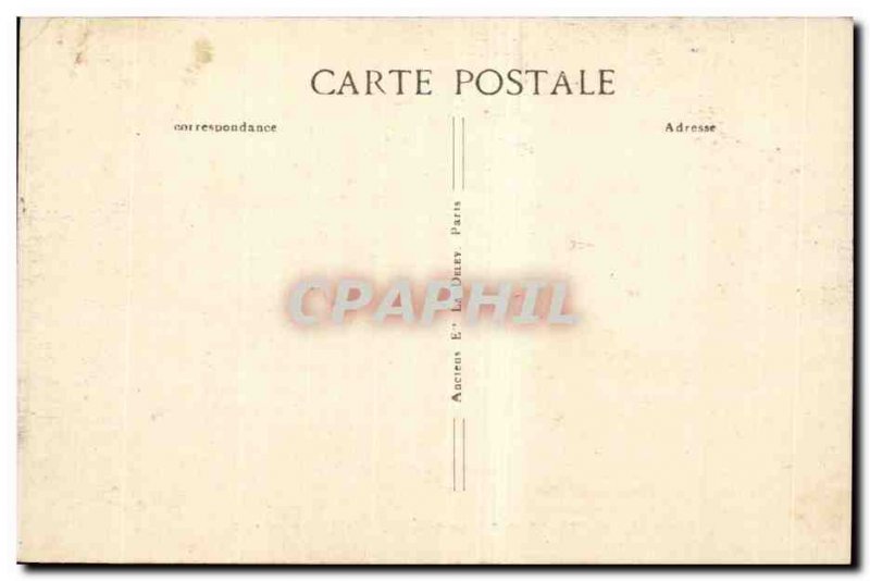 Old Postcard Militaria Paris Review July 14, 1917 The flag of the 155 Infantr...