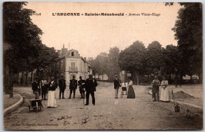 L'Argonne Sainte Menehould Avenue Victor Hugo Hospital France Postcard