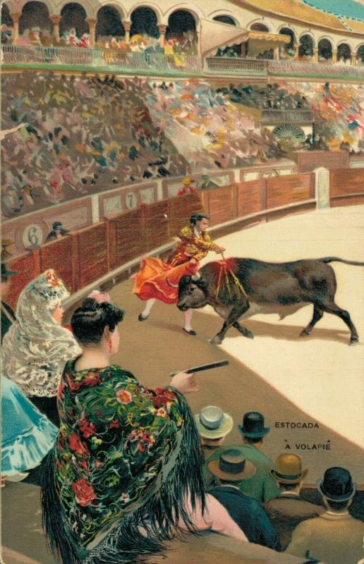 Spain Bullfighting Estocada a Volapie 01.79