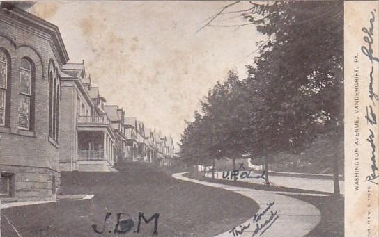 Washington Avenue Vandergrift Pennsylvania 1908