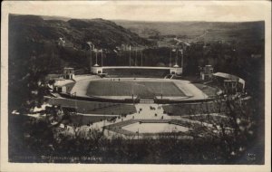 Goteborg Sweden Sports tadium c1920s Real Photo Postcard