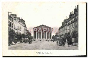 Postcard Old Paris Madeleine