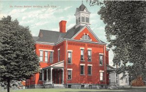 J71/ Kent Ohio Postcard c1910 De Peyster School Building 74