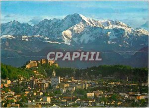 Modern Postcard The Festival City of Salzburg with Hoher Goll