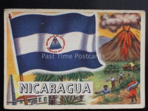 No.45 NICARAGUA Flags of The World - A.& B.C. Gum 1959