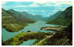 Postcard AERIAL VIEW SCENE State Of Alberta AB AT0349