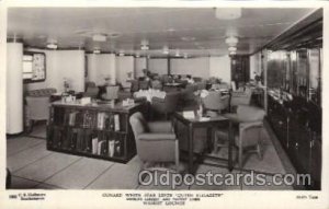 Queen Elizabeth,Tourist Lounge Ship Interiors, Unused 