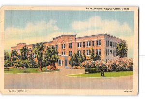 Corpus Christi Texas TX Postcard 1930-1950 Spohn Hospital