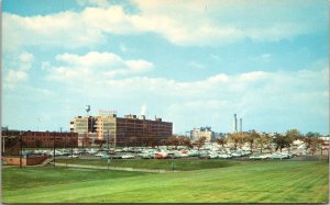 Vtg Akron Ohio OH Firestone Tire & Rubber Company Plant View Postcard