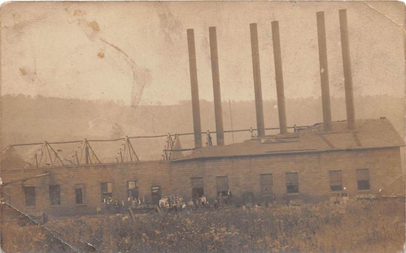 D63/ Occupational RPPC Real Photo Postcard c1910 Factory Crew Construction 12