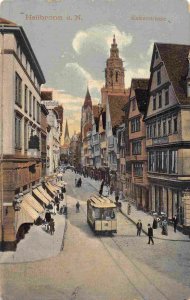 Kaiserstrasse Street Scene Heilbronn Germany 1910c postcard