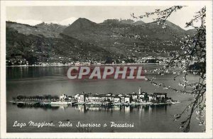 Modern Postcard Isola Superiore o Pescatori Lago Maggiore