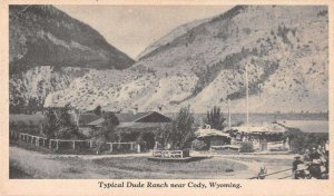 Cody Wyoming Typical Dude Ranch Vintage Postcard AA48654