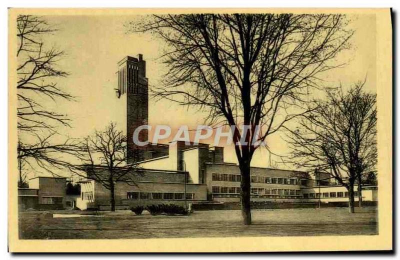 VINTAGE POSTCARD Dudok Hôtel De Hilversum City