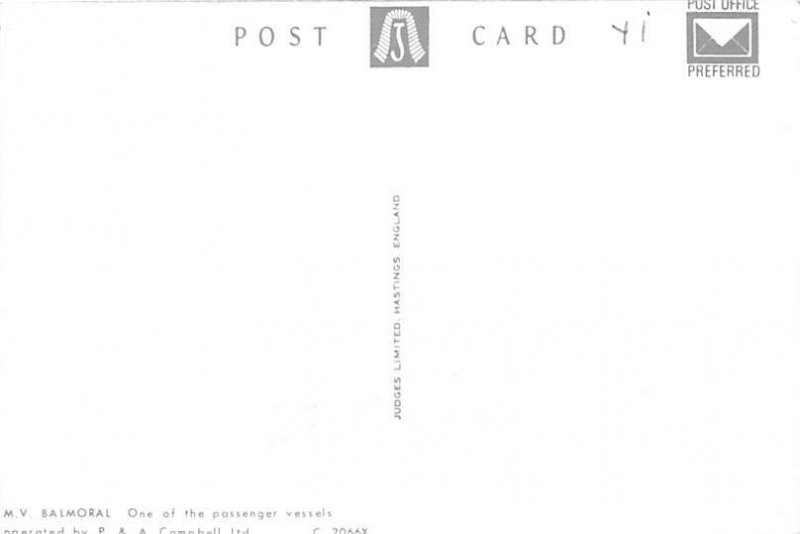 MV Balmoral Ferry Boat Ship 