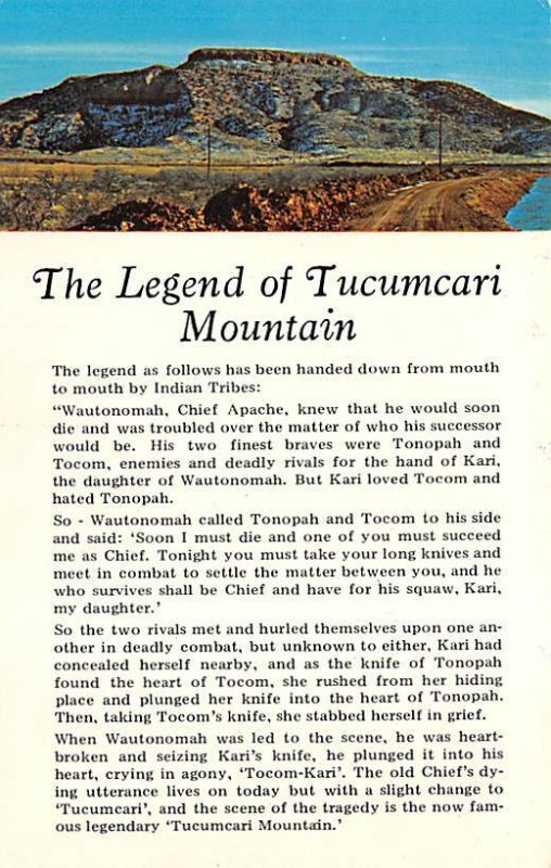 Tucumcari Mountain Tucumcari, New Mexico NM