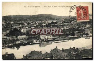 Old Postcard Perigueux view on the Faubourg St Georges