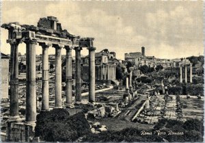 postcard Rome, Italy - Roman Forum