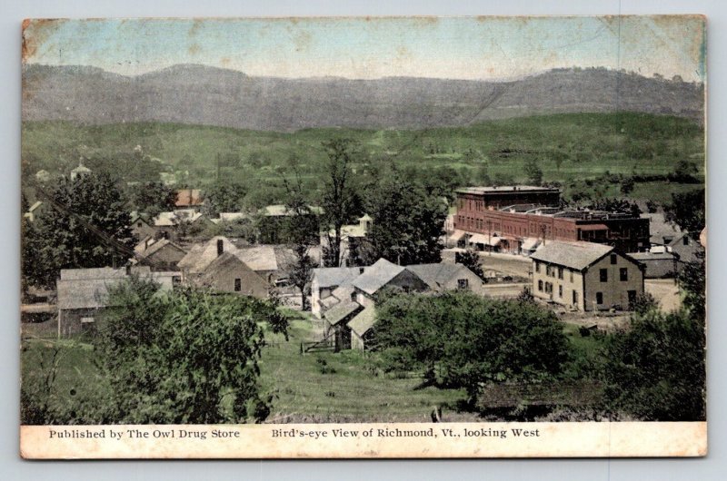 1913  Richmond  Vermont  Postcard
