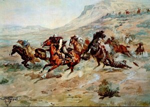 Surprise Attack By Charles Marion Russell