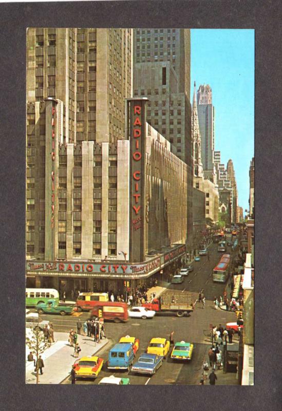 NY Radio City Music Hall Rockettes Dancers New York City NYC Postcard