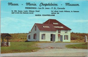 Canada Motel & Cottages Maria Chapdelaine Peribonka Quebec Postcard 04.16