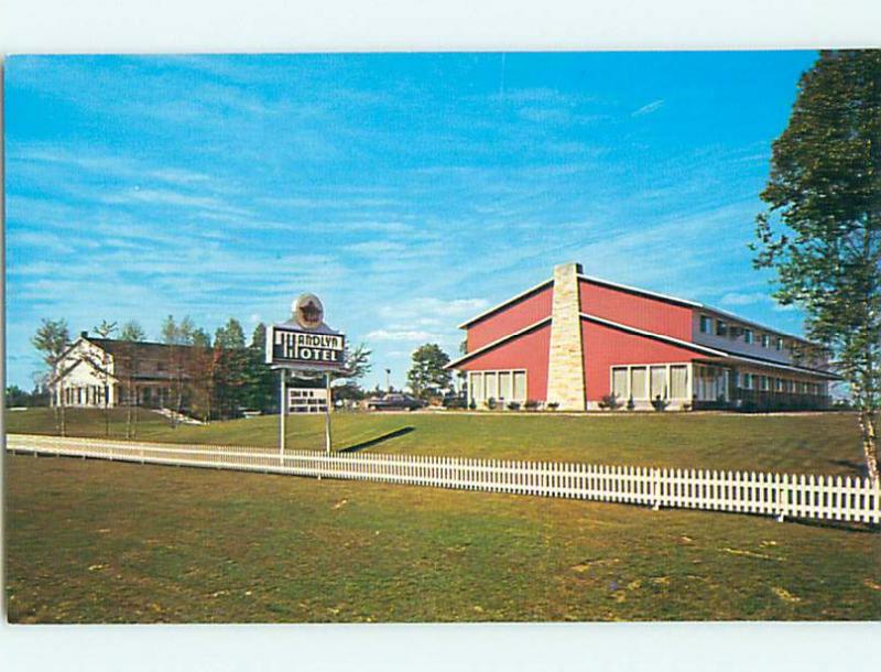 Unused Pre-1980 WANDLYN MOTOR INN MOTEL IN FREDERICTON CANADA s3388