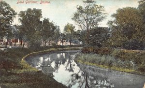 L068 England Boston 1910 bath Gardens postcard