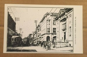 VINT UNUSED  POSTCARD - NORTH FRONT STREET, STEELTON, PA.