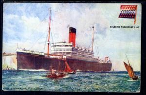 S S Minnewaska Steamer Atlantic Transport Line BIN