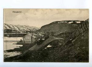 235427 NORWAY HAUGASTOL Railway Station Vintage postcard