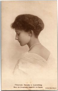 Portrait Princess Antonia of Luxemburg Vintage Postcard C32