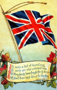 C.1910 Prudential British Flag Fredrick George Scott Advertising Postcard F30