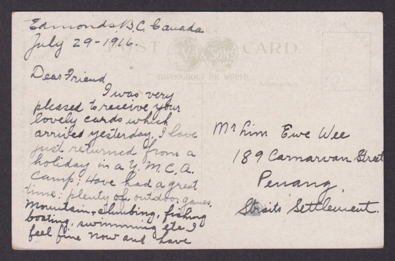 Postcard, CANADA, Field, Natural Bridge