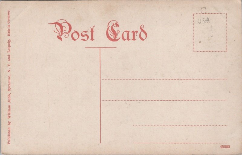 Solvay Process Works Syracuse New York Vintage Postcard C225