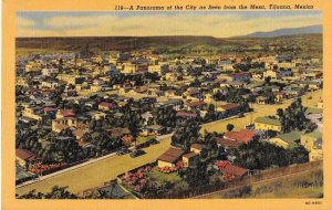 Tijuana Baja California Mexico panoramic view from the Mesa antique pc BB1566