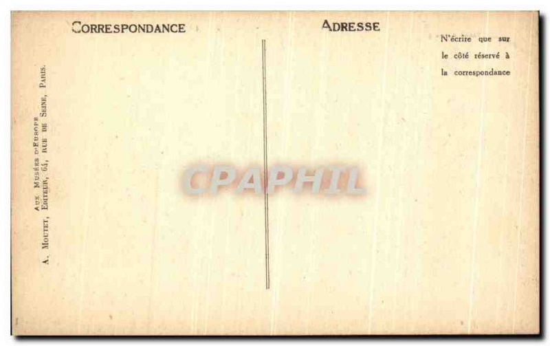 Old Postcard Athens Parthenon