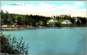 Postcard HOUSE SCENE Loch Sheldrake New York NY AN3267